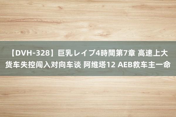 【DVH-328】巨乳レイプ4時間第7章 高速上大货车失控闯入对向车谈 阿维塔12 AEB救车主一命