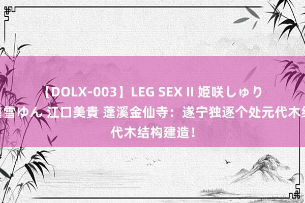 【DOLX-003】LEG SEX II 姫咲しゅり ゆりあ 眞雪ゆん 江口美貴 蓬溪金仙寺：遂宁独逐个处元代木结构建造！