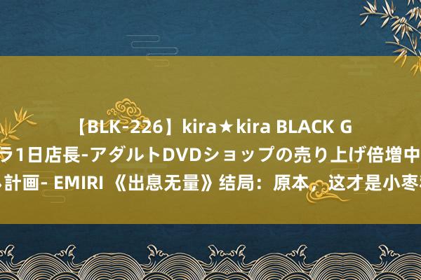 【BLK-226】kira★kira BLACK GAL 黒ギャル露出セクハラ1日店長-アダルトDVDショップの売り上げ倍増中出し計画- EMIRI 《出息无量》结局：原本，这才是小枣和莫惜君，投奔陈行远的真相