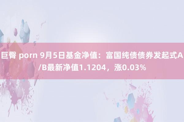 巨臀 porn 9月5日基金净值：富国纯债债券发起式A/B最新净值1.1204，涨0.03%