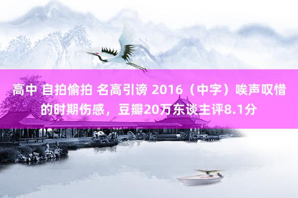 高中 自拍偷拍 名高引谤 2016（中字）唉声叹惜的时期伤感，豆瓣20万东谈主评8.1分